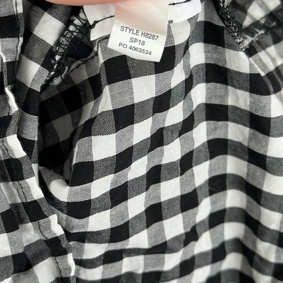 Madewell Smocked Gingham Top Size Small - Picture 16 of 16